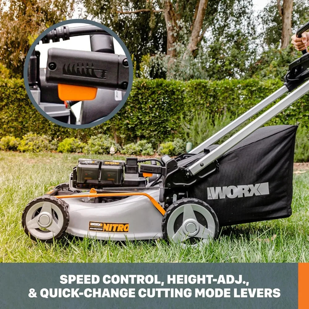 Powerful 80V Cordless Lawn Mower