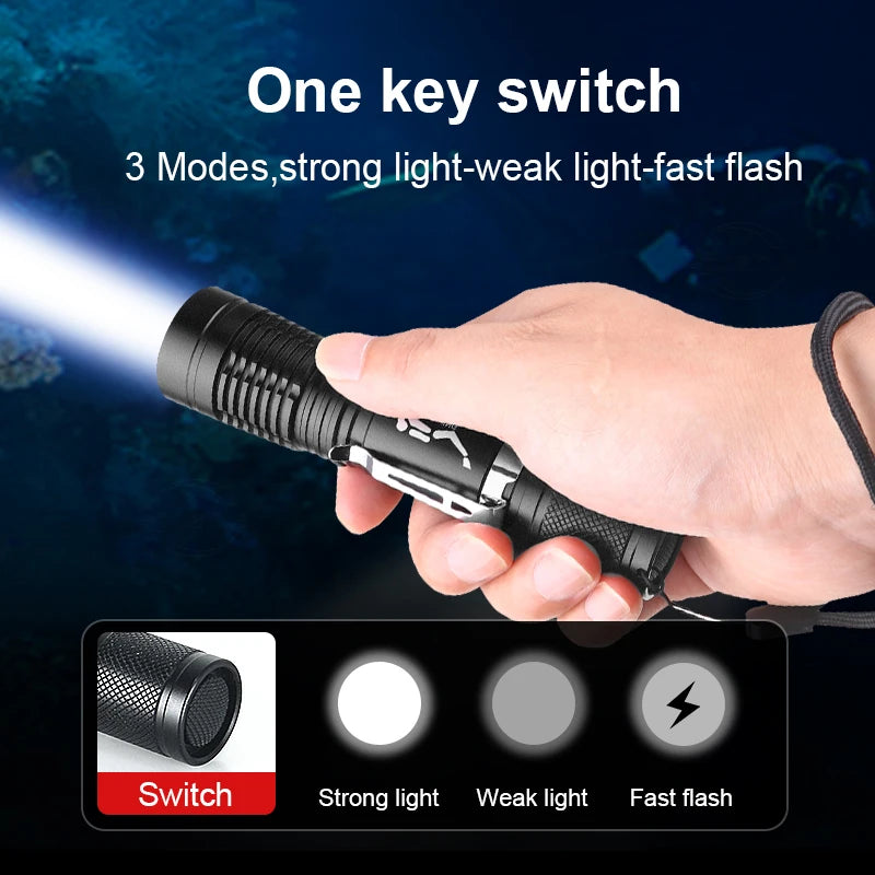 Super Bright Diving Flashlight