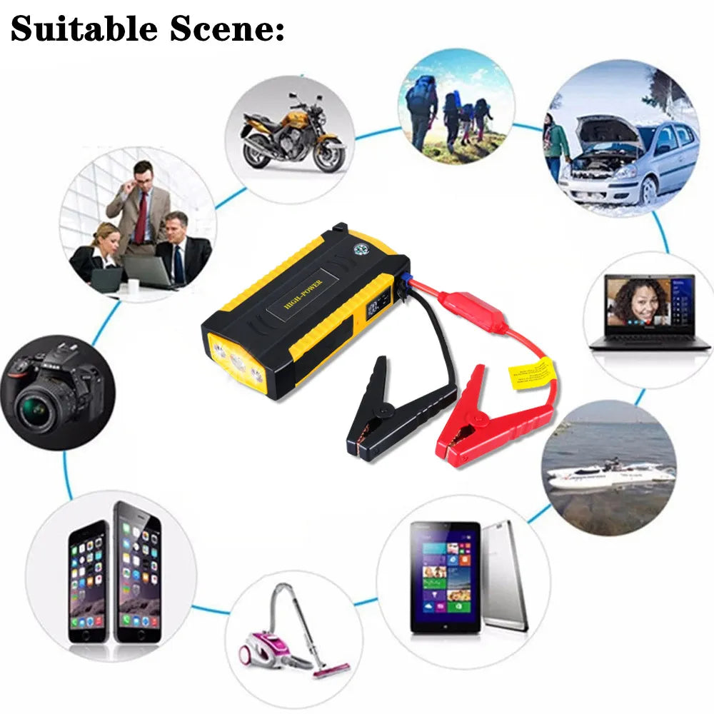 16000mAh Car Jump Starter Power Bank