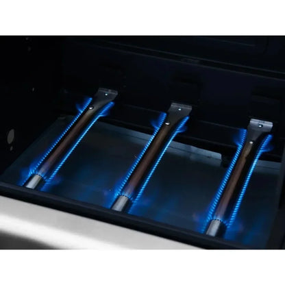 3-Burner Cabinet Gas Grill and Charcoal Grill