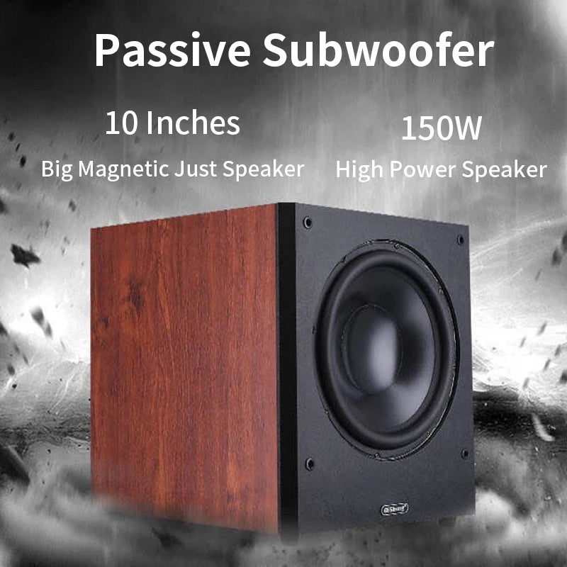 8-12 Inch High Power Passive HiFi Wooden Speakers