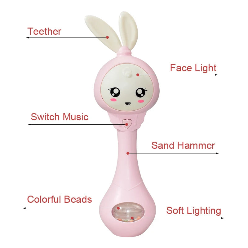 Baby Music Teether Rattle Toy