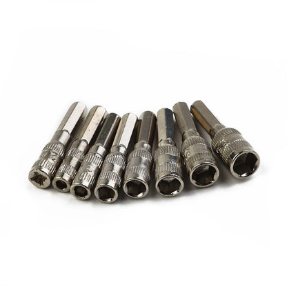 8pcs 6 Point H4 Hex Socket Screwdriver Bit Set
