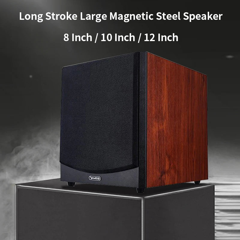 8-12 Inch High Power Passive HiFi Wooden Speakers