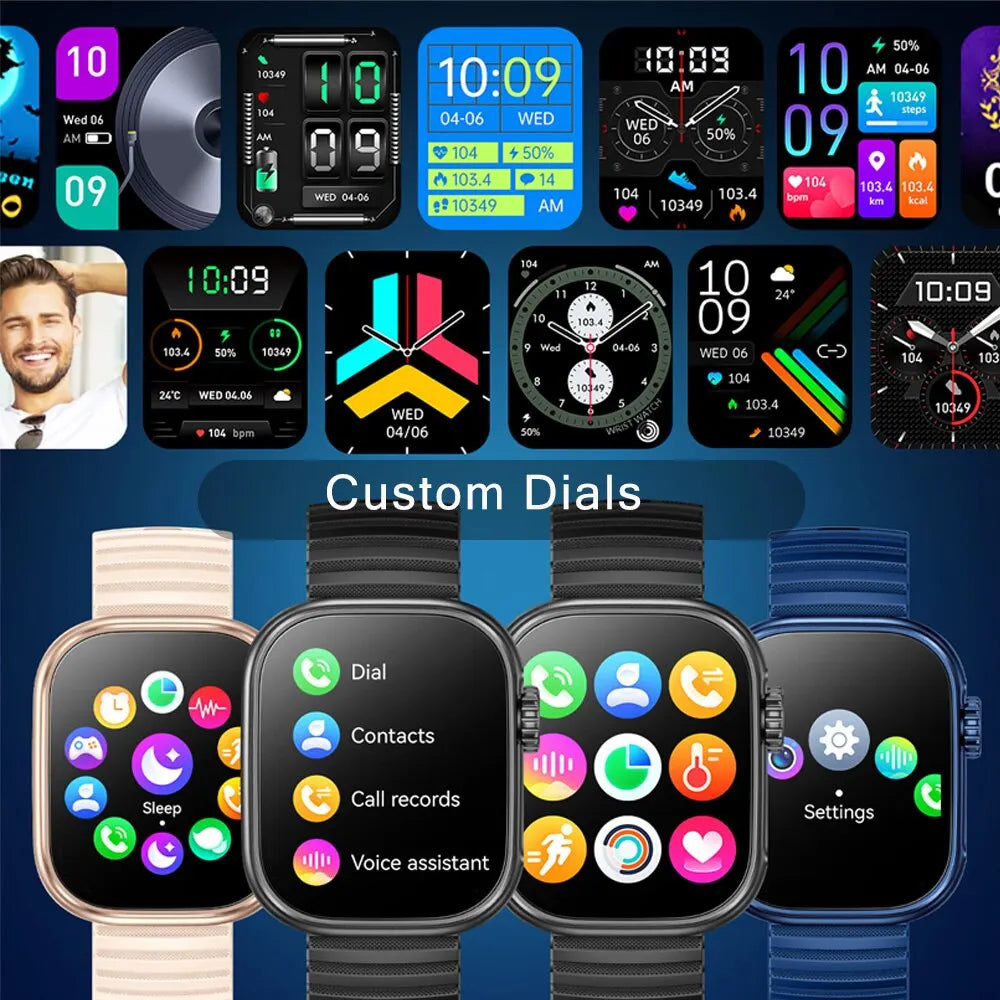 Men Women LED Flashlight Smart Watch