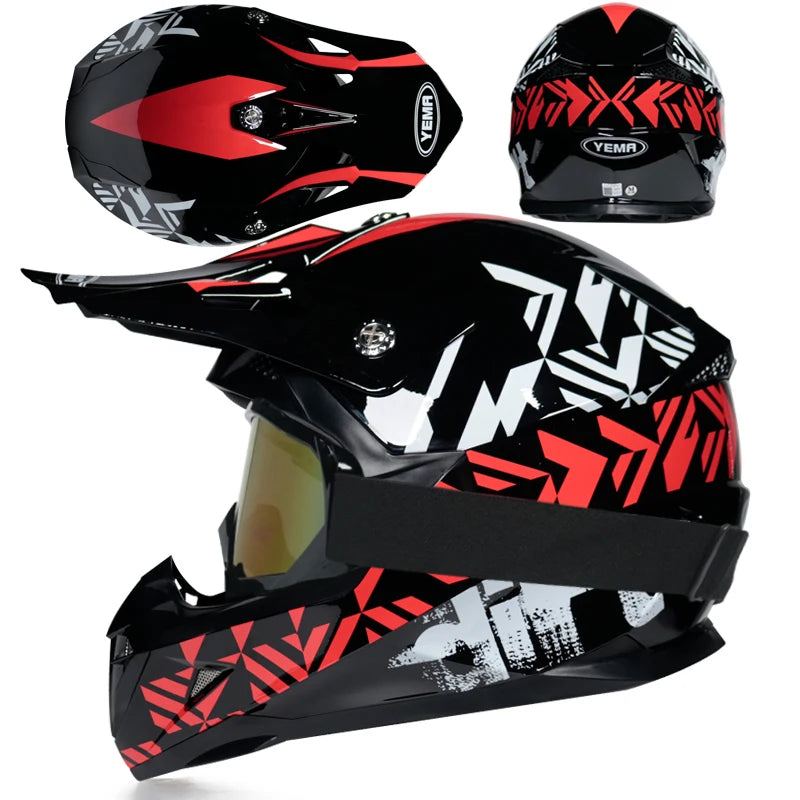 Off-Road Helmet for Motorcycle and Mountain Bike