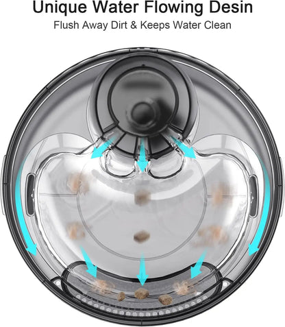 Pet Water Fountain, 170oz/1.3Gallon/5L