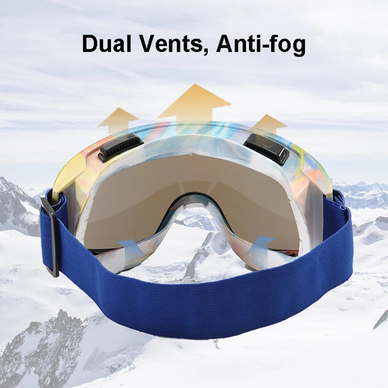 Anti-Fog Ski Goggles