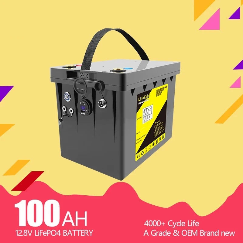 100ah 120ah Lifepo4 Rechargeable Power Bank Battery