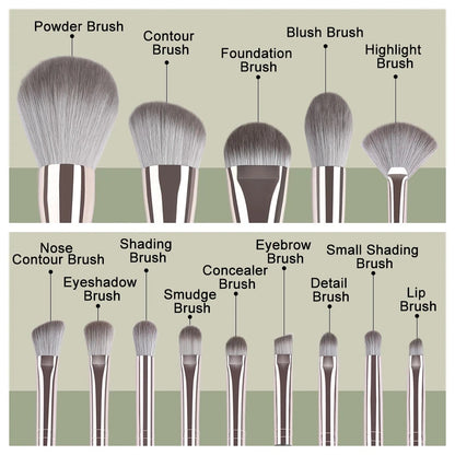 Soft Fluffy Makeup Brushes