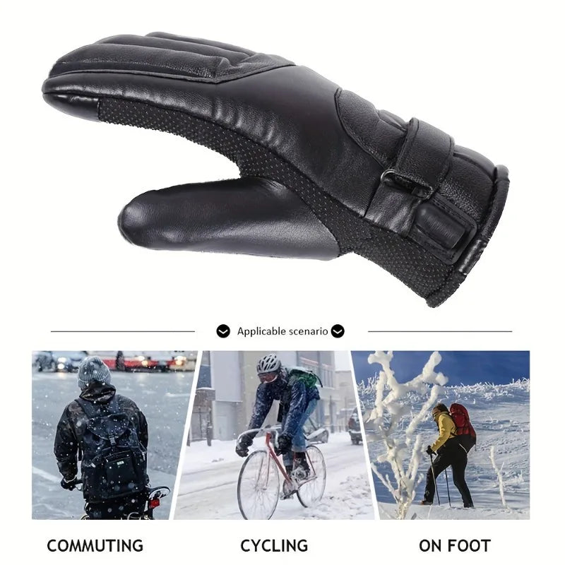 Heated USB Gloves for Winter Riding