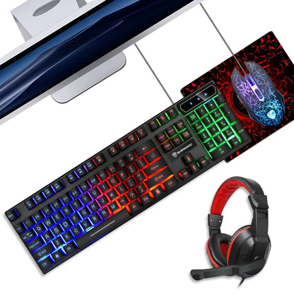 Luminous keyboard, mouse Set