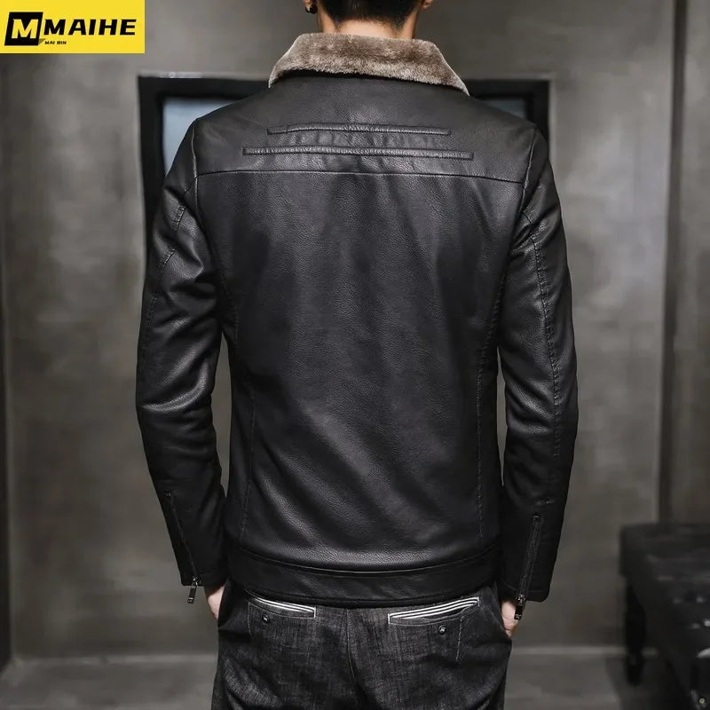 Men's Motorcycle Leather Jacket