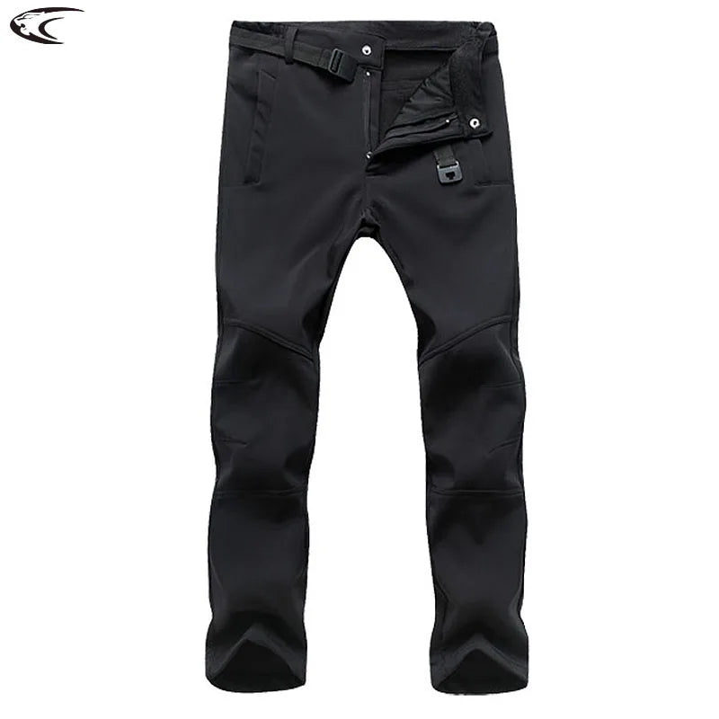 Men Waterproof Fleece Pants