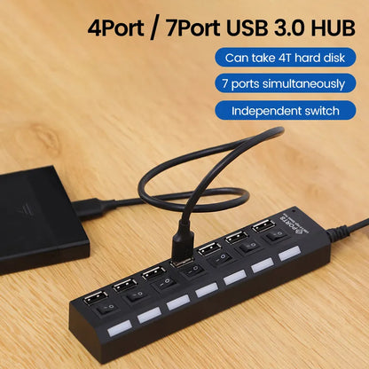 Multiple Expander USB 2.0 Hub