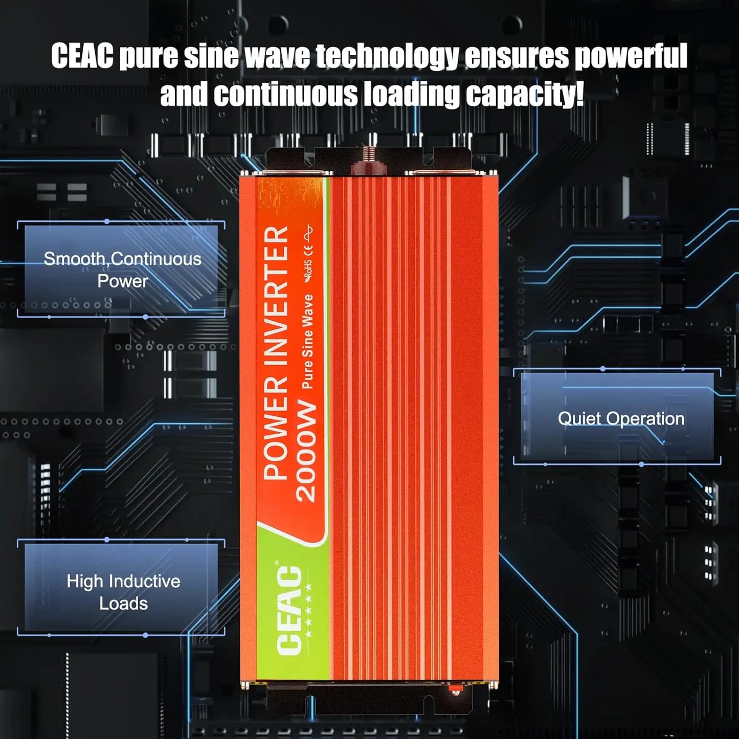 2000 Watt Pure Sine Wave Power Inverter