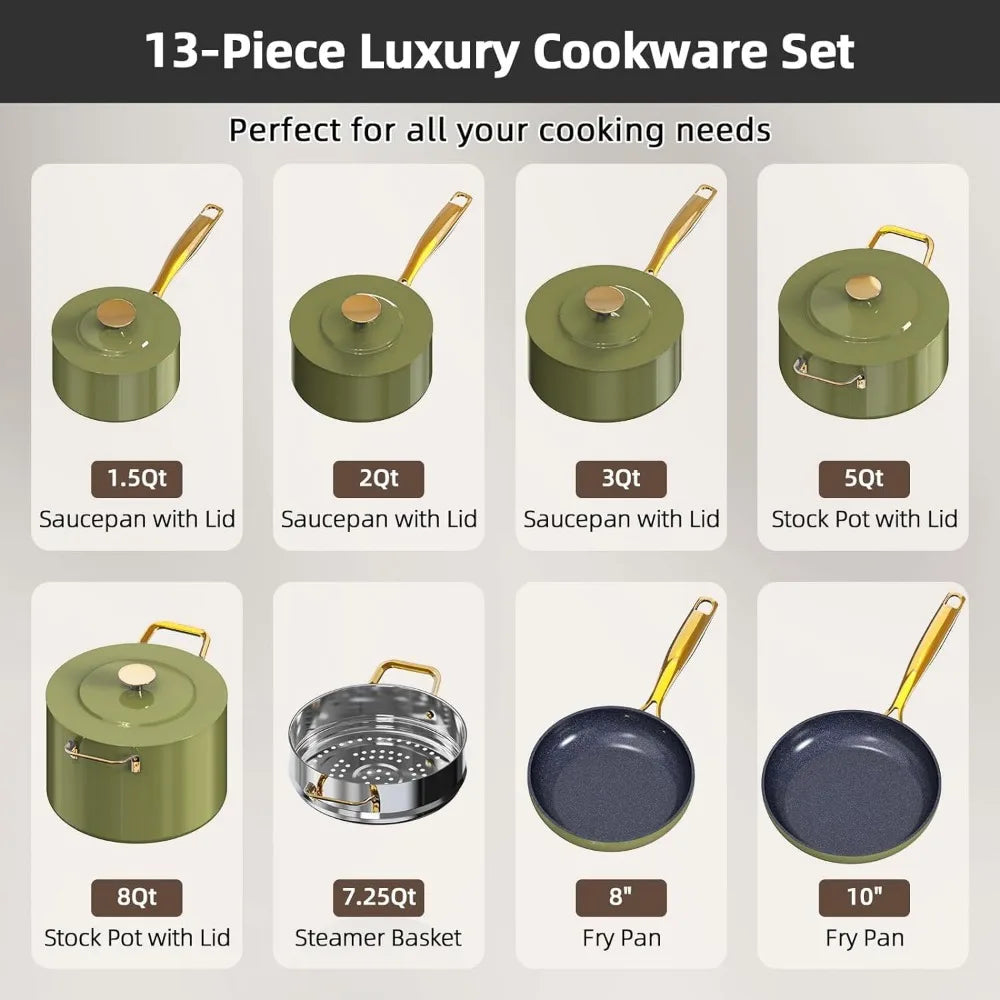 13-Pc Cookware Set