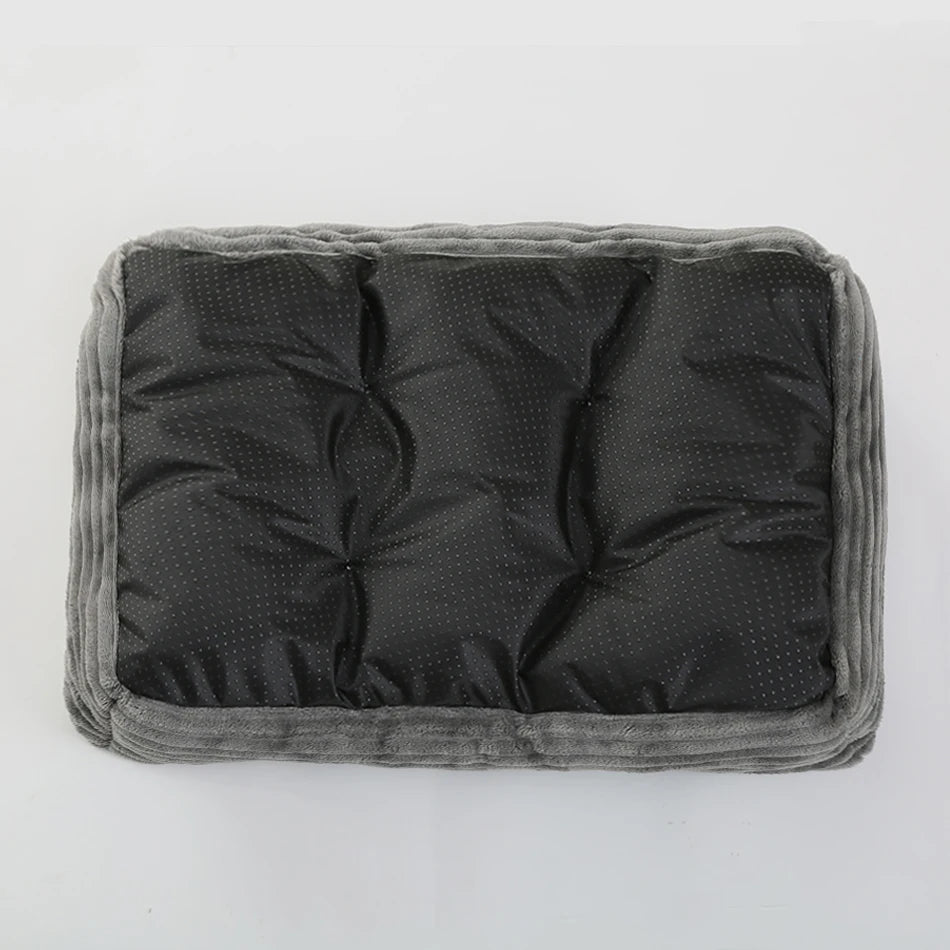 Square Plush Kennel Bed for Dog