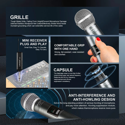 PG58 Wireless  Frequency Handheld Mic Microphone