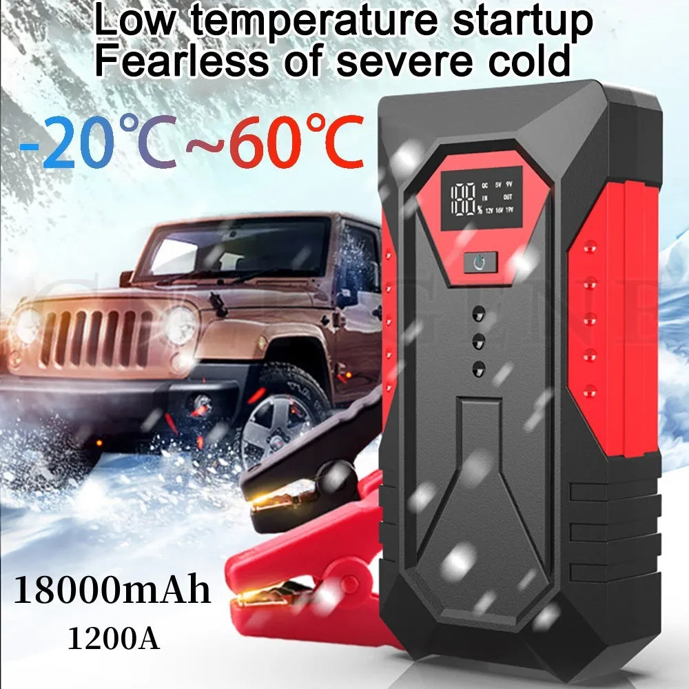 18000mAh Car Jump Starter Portable Power Bank
