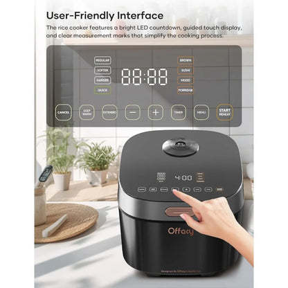 Rice Cooker Maker 8 Cup Uncooked 8 Preset Programs