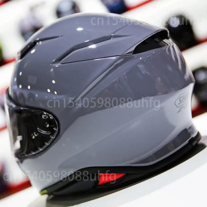 2 Grey Motocross Helmet