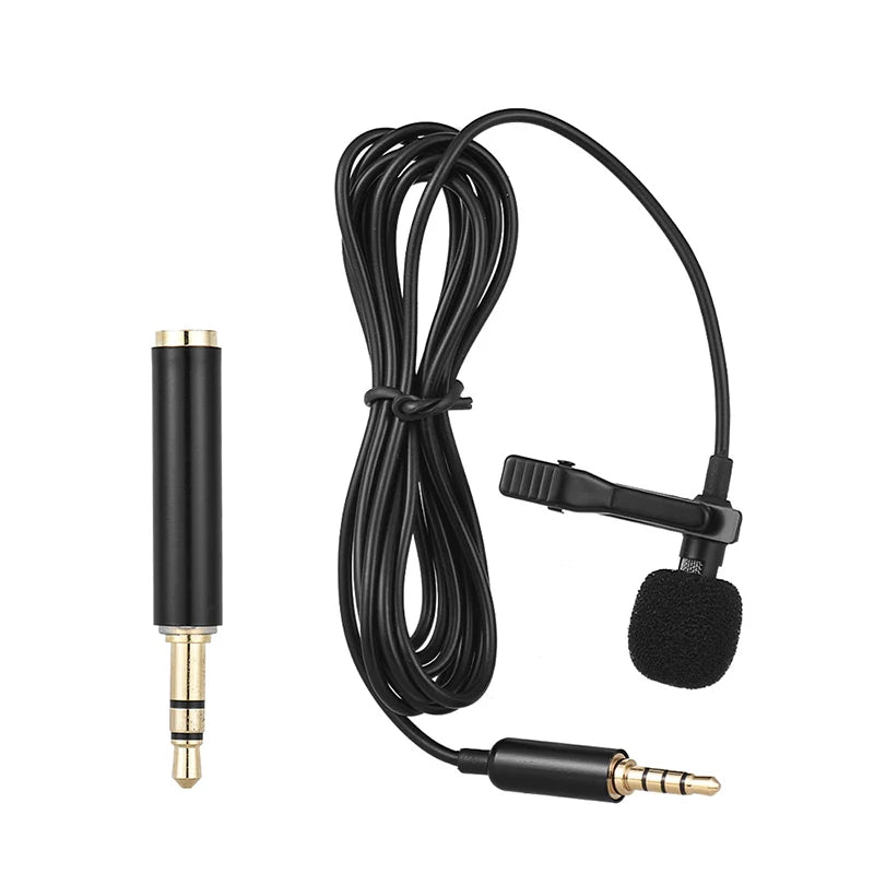 USB Mini Lapel Clip  Phone PC Microphone