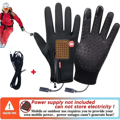 Heated Winter Gloves for Men