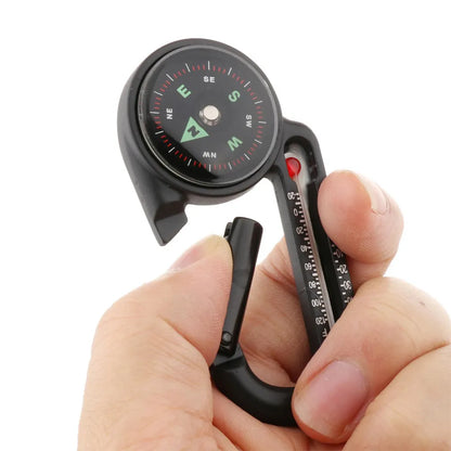 2in1 Mini Portable Compass and Thermometer