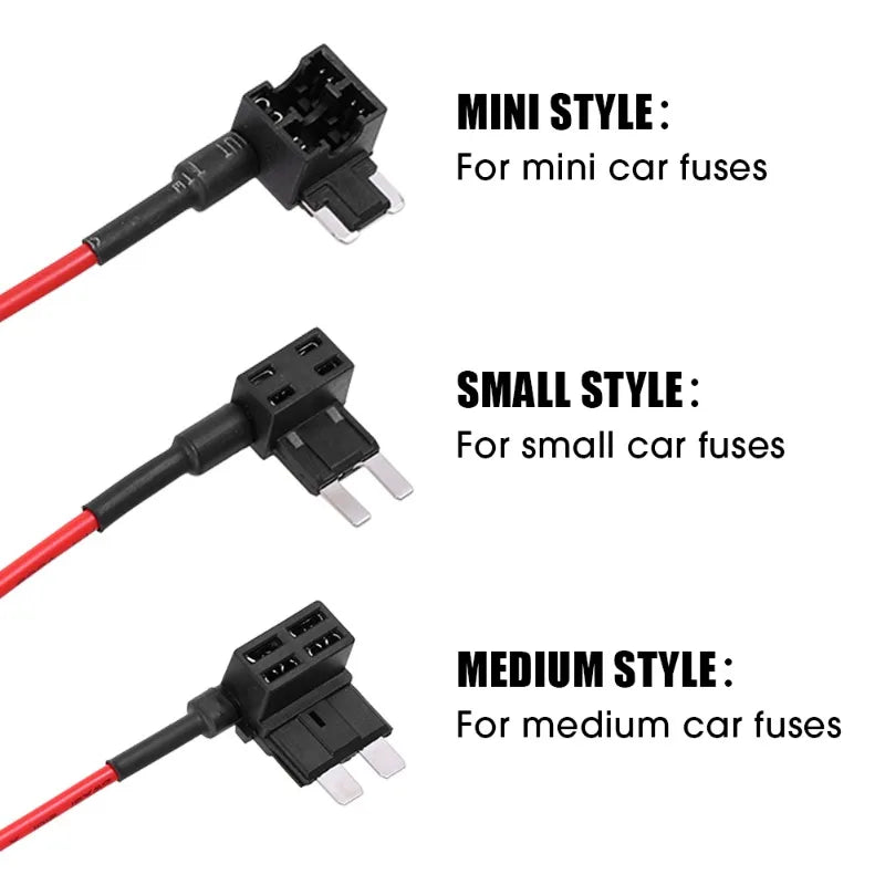 Car Fuse Box Electrical Appliances Mini Small Medium Car Fuse Blades Holder Auto Circuit Extender Add-a-circuit Power Adapter