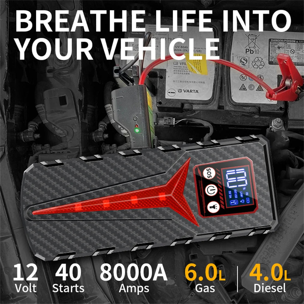 Car Jump Starter 8000A Battery Charger