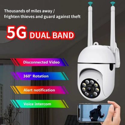 Outdoor 5MP Surveillance IP Wifi Camera