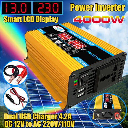 4000W Pure Sine Wave Power Inverter