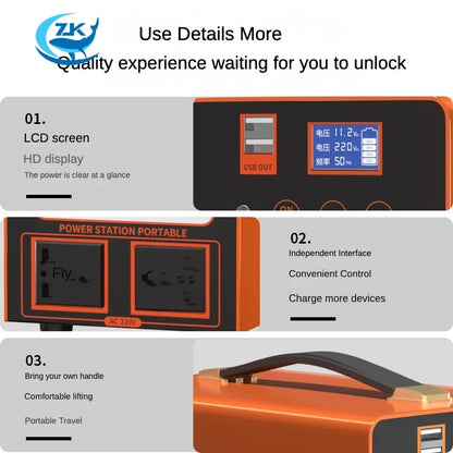 300W 400W 500W Portable  Power Station