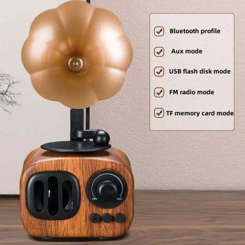 Gift Phonograph Bluetooth Speaker