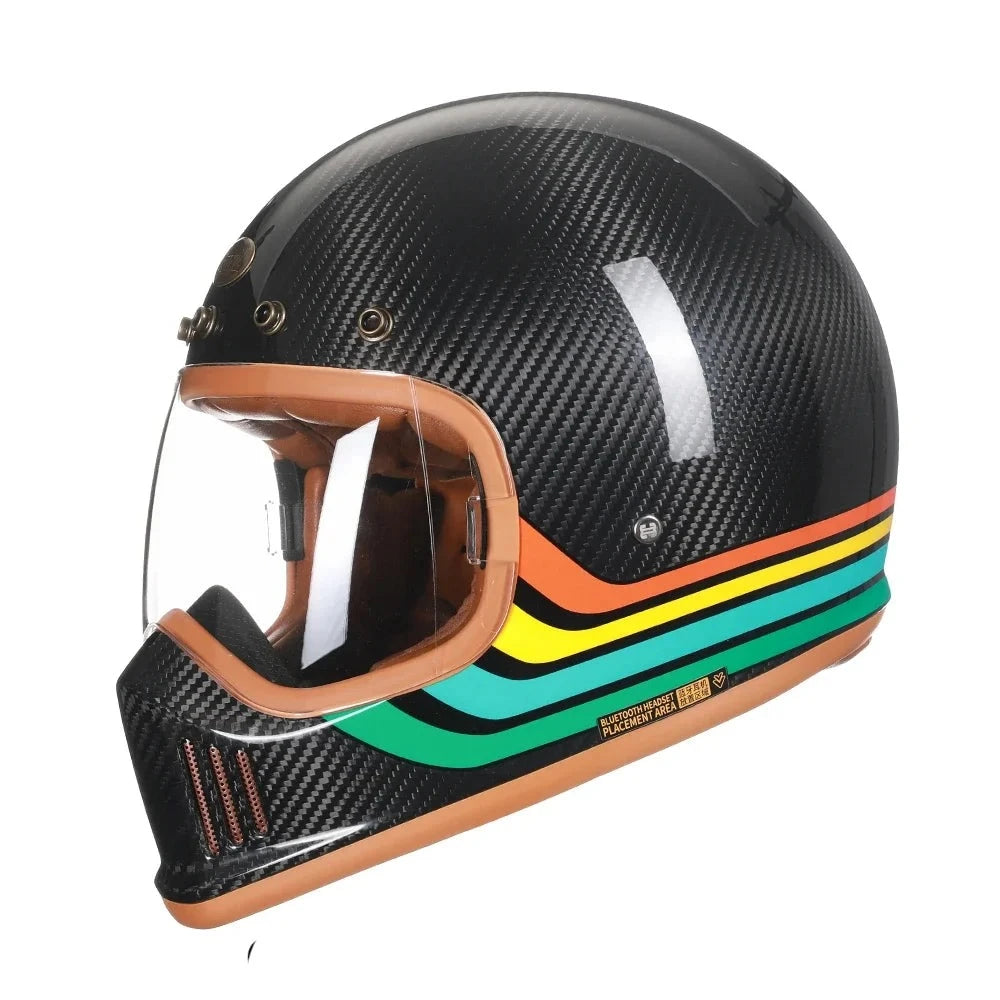 Carbon Fiber Motorcycle Helmet