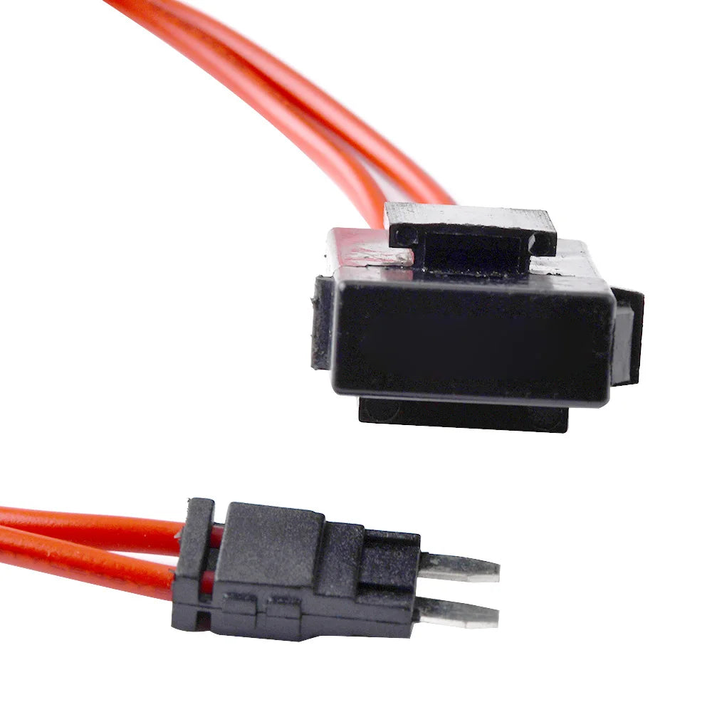 3PCS ATM 32V 25Amp Car Fuse Holder Connector Double Wire Medium Mini Fuse Box Power Take-Off Extension Line Protection Device