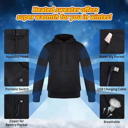 USB Heated Winter Sweater