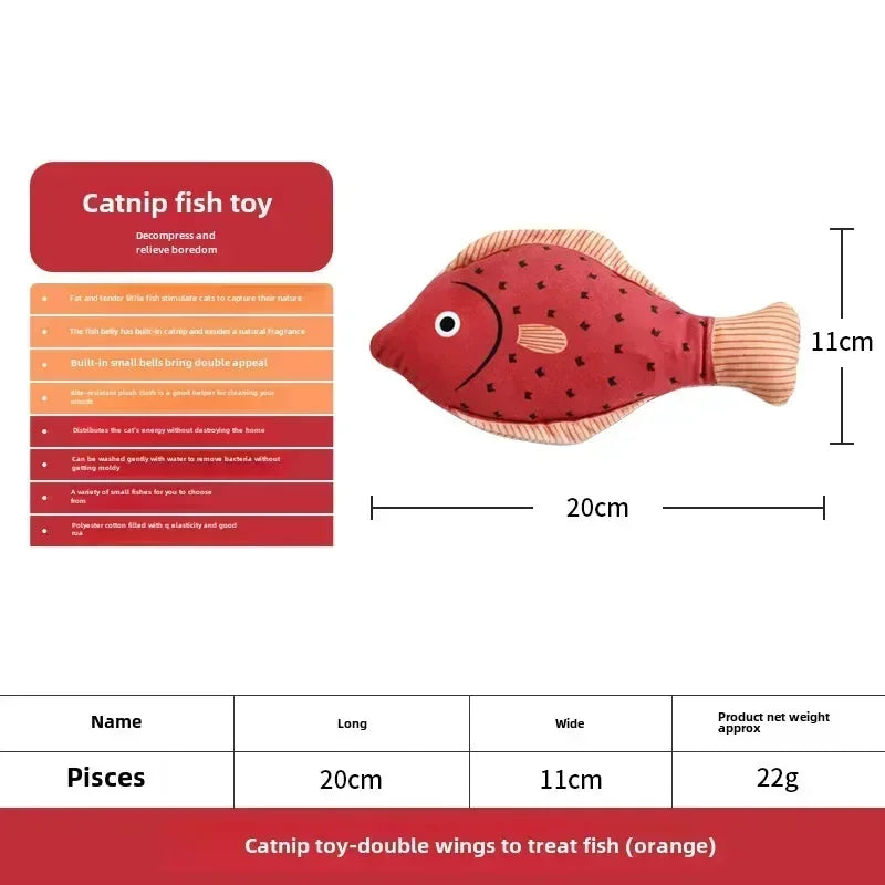 Simulation Fish Interactive Chew Toy for Cat