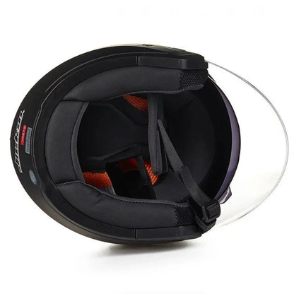 Double Lens Racing Half Helmet