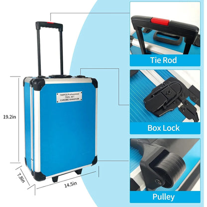 799pcs Aluminum Trolley Case Tool Set