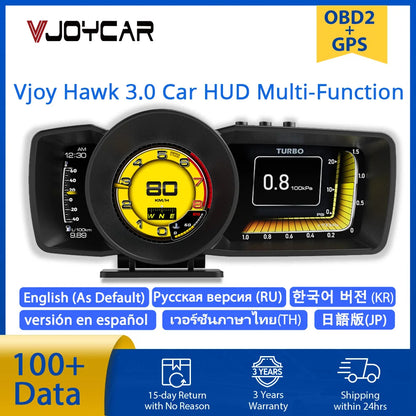 Car HUD Multi-Function  Head Up Display Smart Speedometer