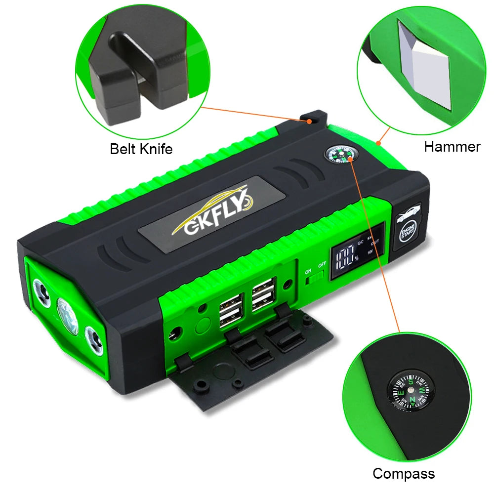 1500A Car Jump Starter 18000mAh High power