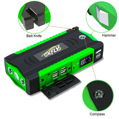 1500A Car Jump Starter 18000mAh High power