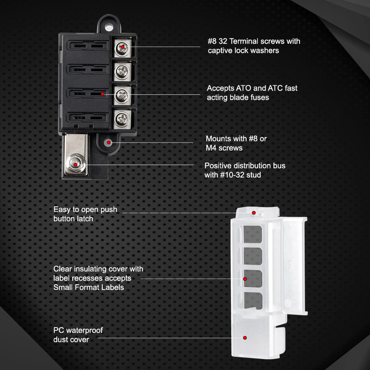 12V 24V Car Fuse Box