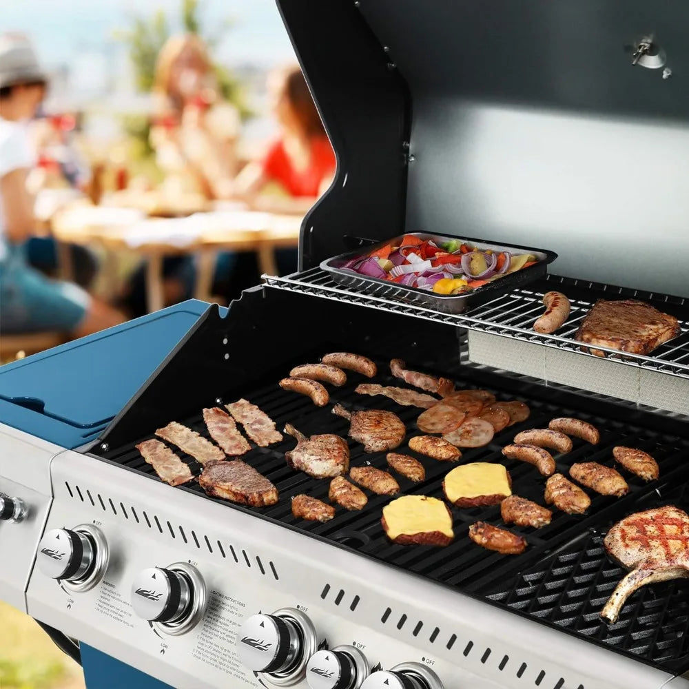 5-Burner BBQ Cabinet Style Propane Gas Grill