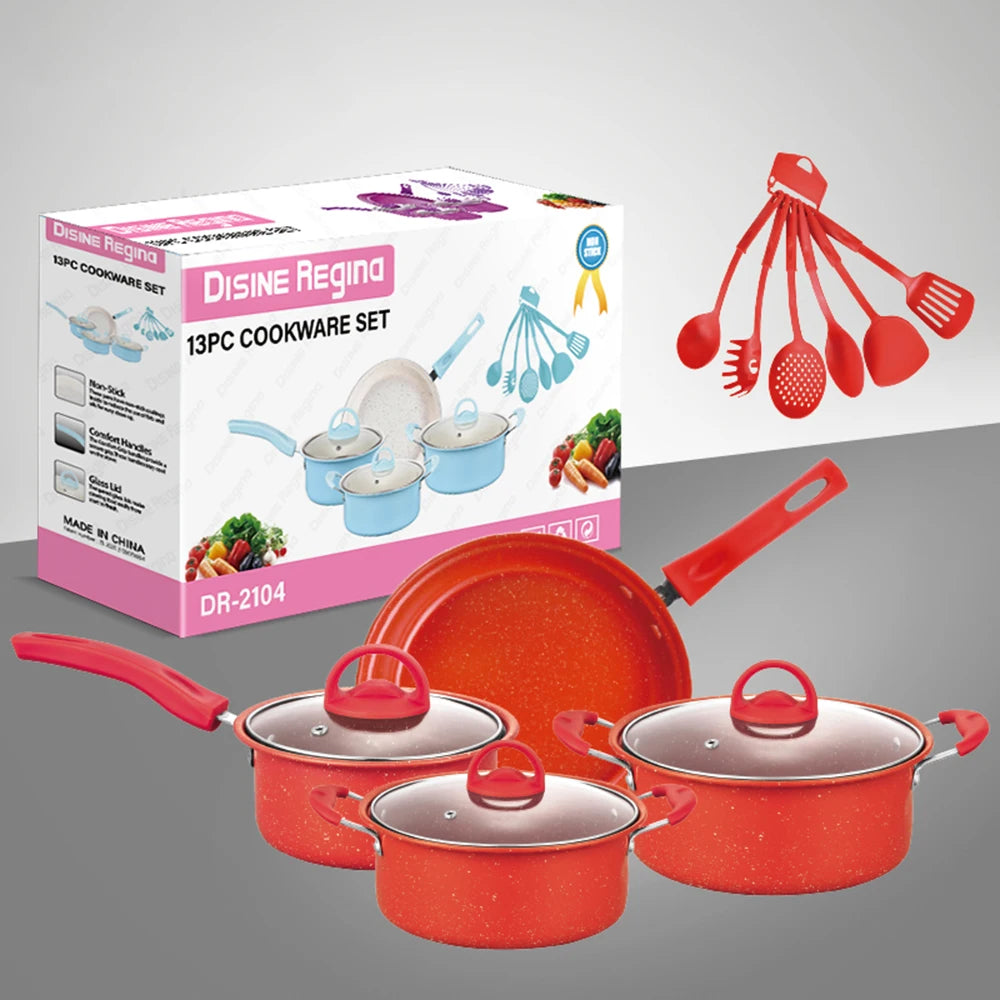 13-Piece Non-Stick Pots And Pans Set