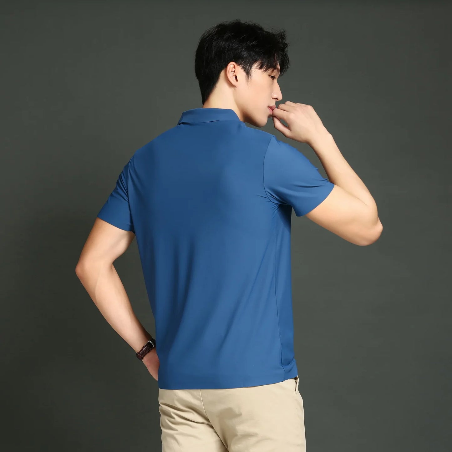 Nylon ICE Silk POLO Shirts