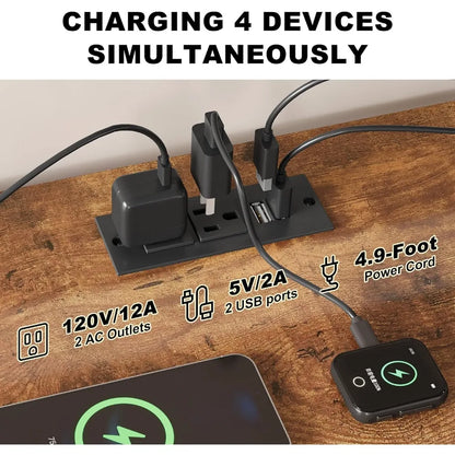 LED TV Dresser with Power Socket