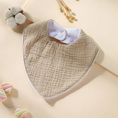 3Pcs Waterproof Feeding Drool Bibs